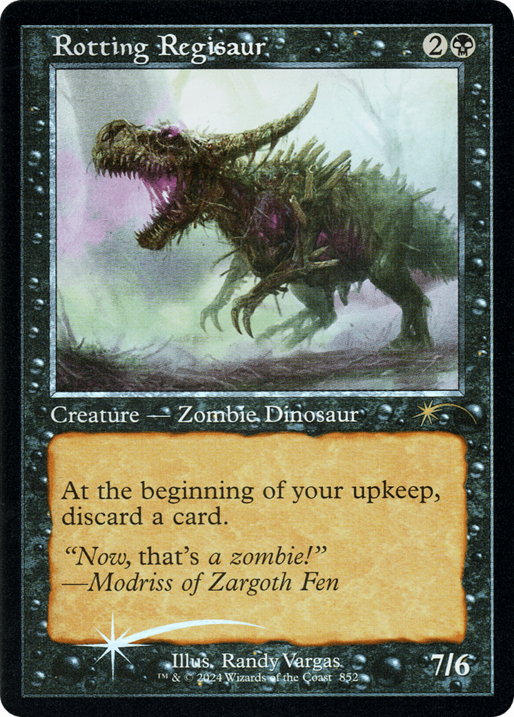 Rotting Regisaur (Retro Frame) (852) [Secret Lair Drop Series]  Foil