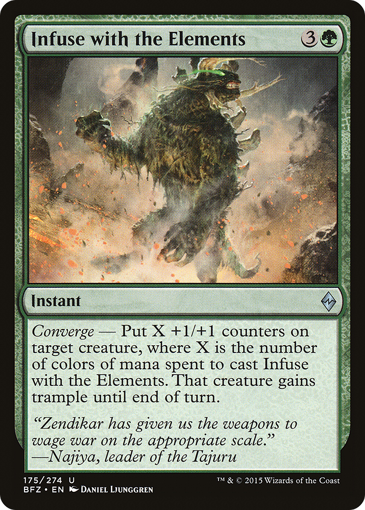 Infuse with the Elements [Battle for Zendikar] Foil