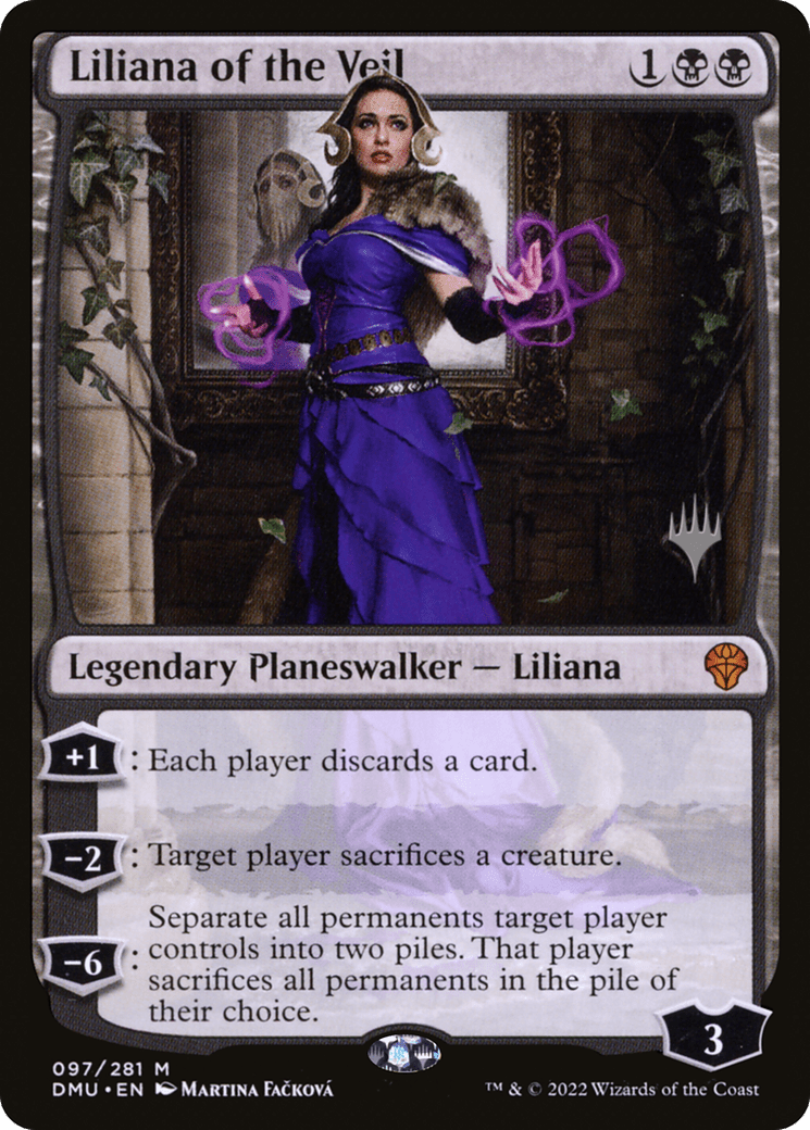Liliana of the Veil (Promo Pack) [Dominaria United Promos] Foil
