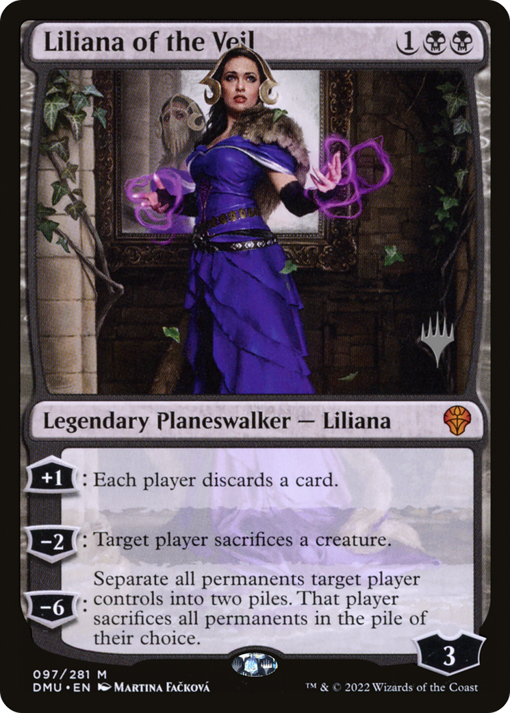 Liliana of the Veil (Promo Pack) [Dominaria United Promos] Foil