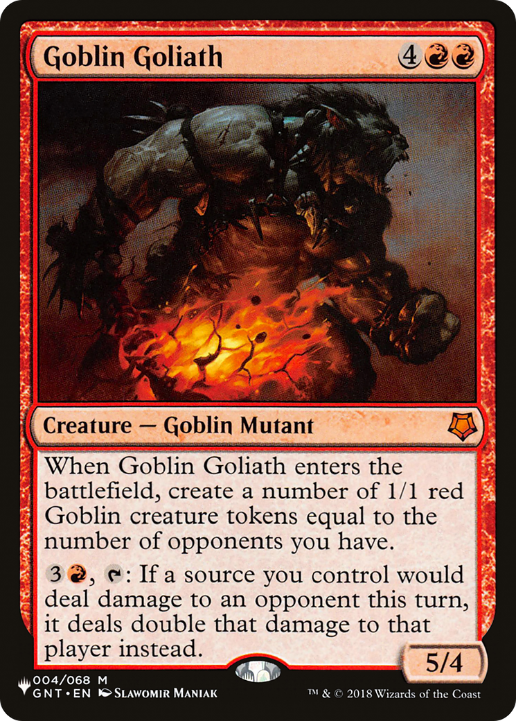 Goblin Goliath |  (GNT-4) [The List]
