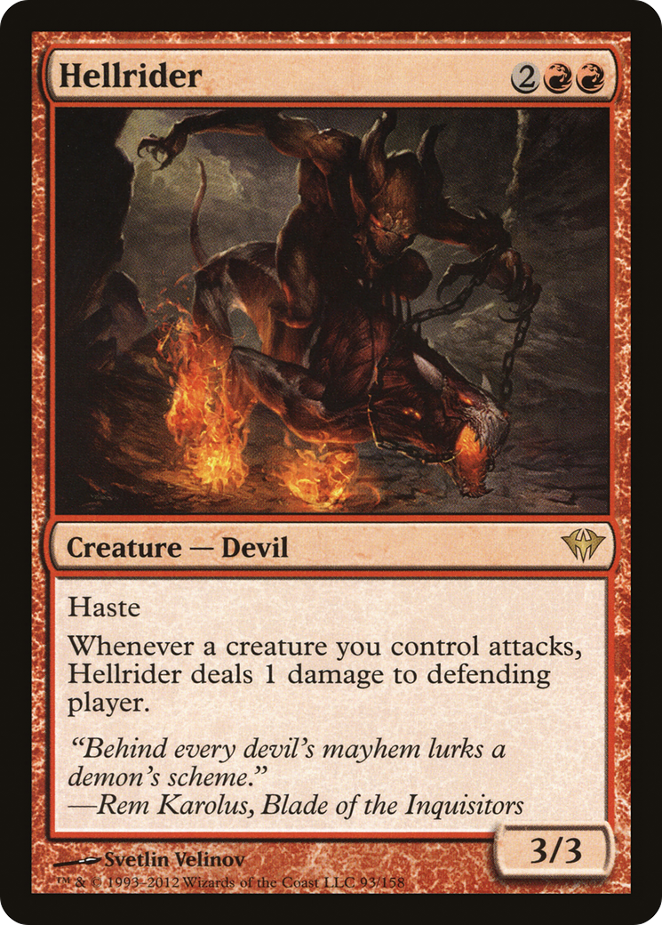 Hellrider [Dark Ascension] Foil