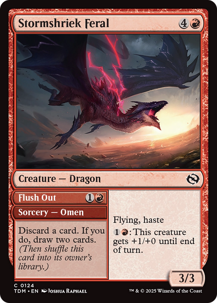 Stormshriek Feral (124) [Tarkir: Dragonstorm]