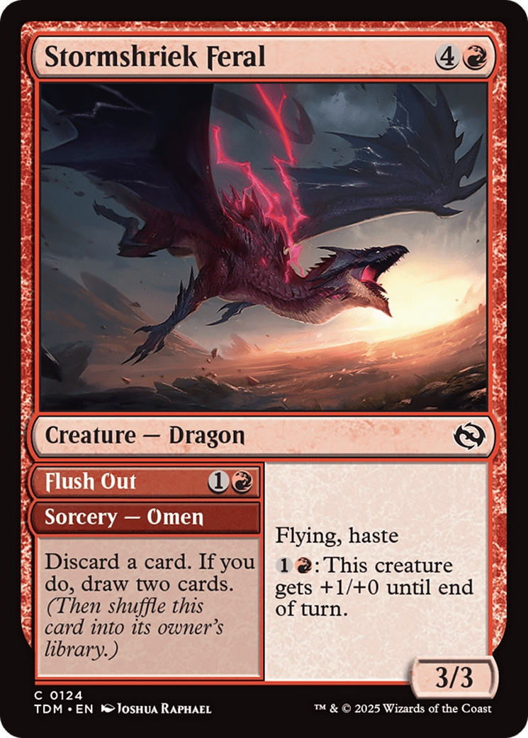 Stormshriek Feral (124) [Tarkir: Dragonstorm]