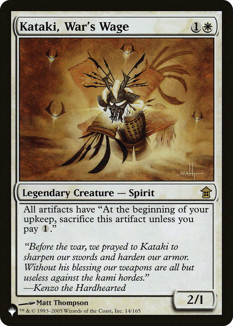 Kataki, War's Wage |  (SOK-14) [The List]
