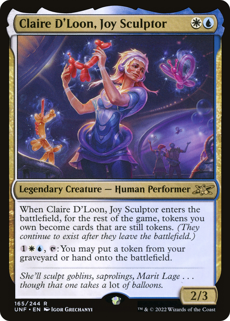 Claire D'Loon, Joy Sculptor [Unfinity] Foil