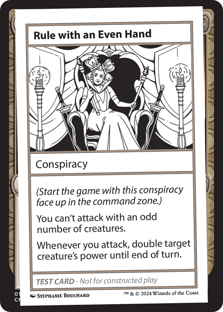 Rule with an Even Hand [Mystery Booster 2 Playtest Cards]