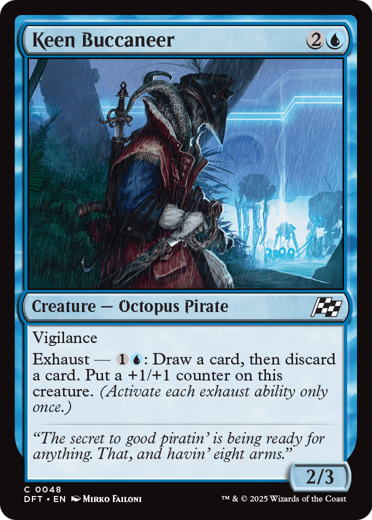 Keen Buccaneer |  Foil (048) [Aetherdrift]
