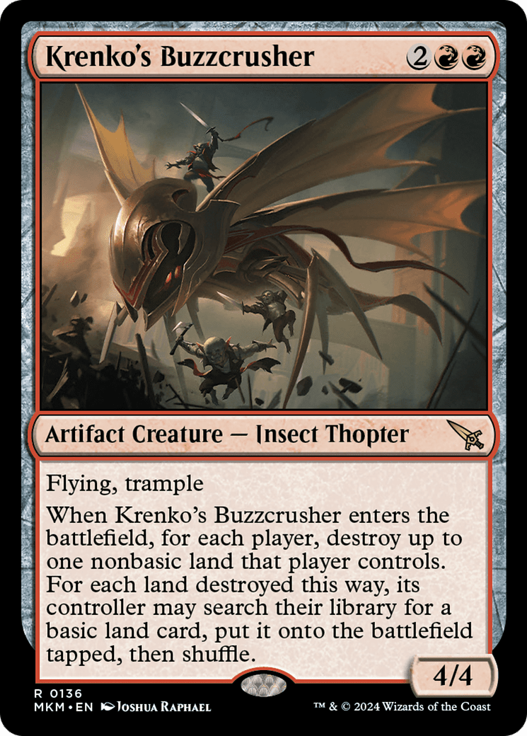 Krenko's Buzzcrusher [Murders at Karlov Manor] Foil