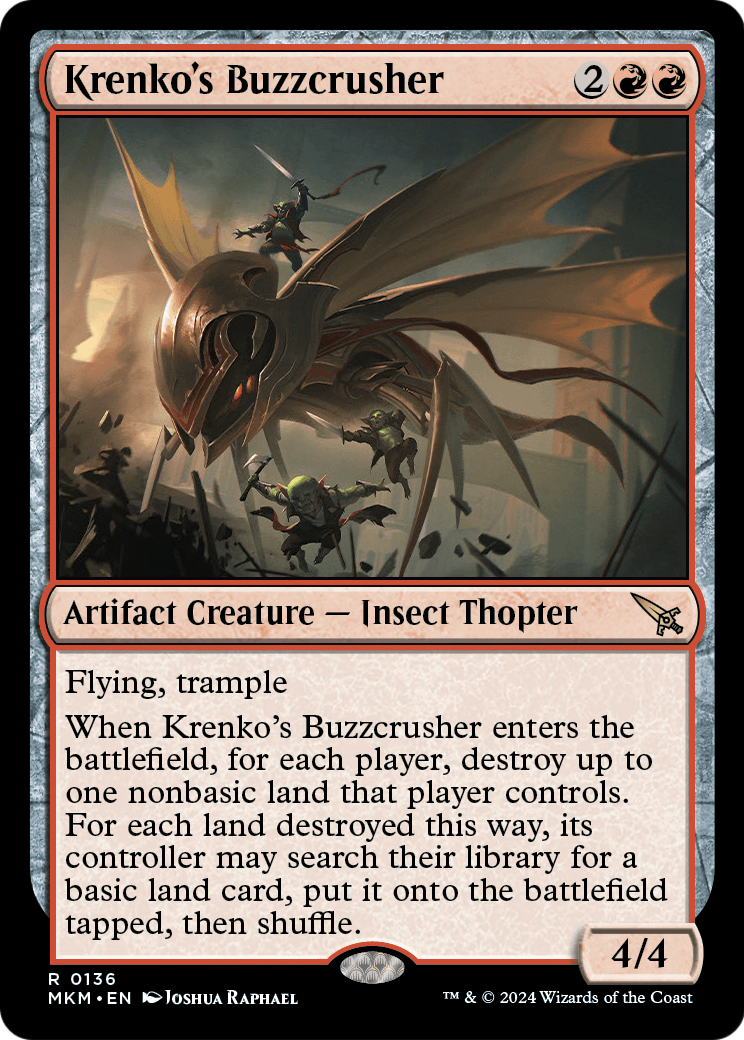 Krenko's Buzzcrusher [Murders at Karlov Manor] Foil