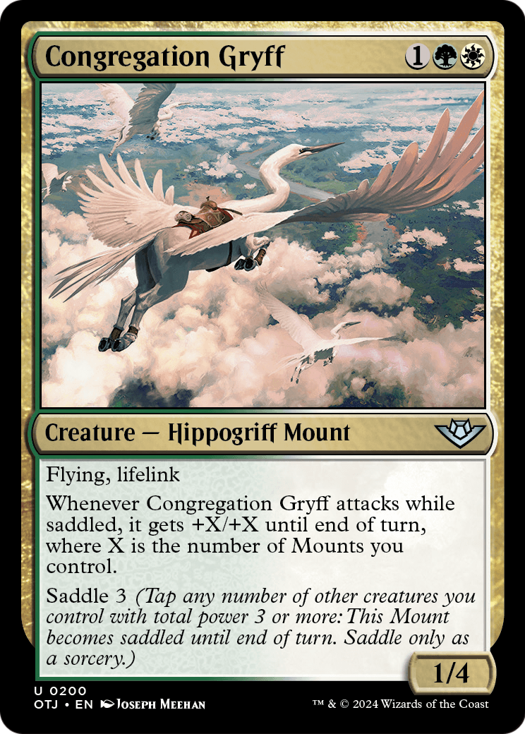 Congregation Gryff [Outlaws of Thunder Junction] Foil
