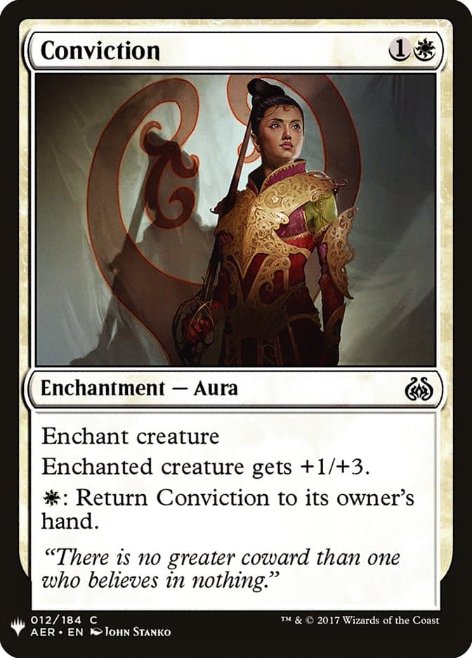 Conviction |  (AER-12) [The List]