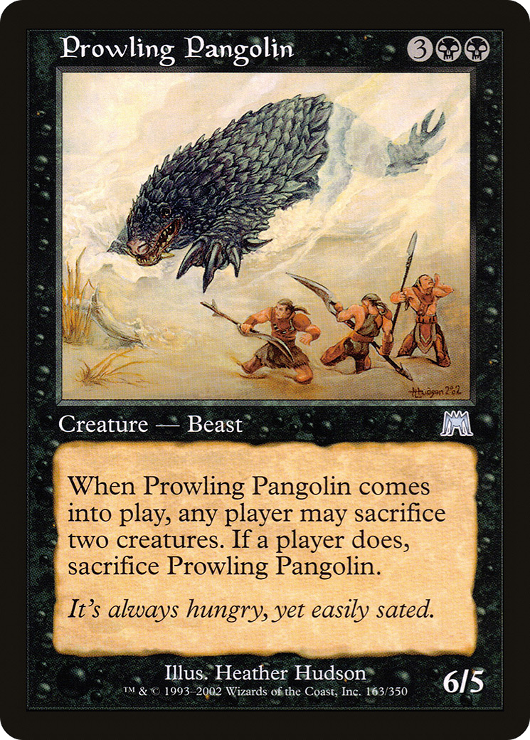 Prowling Pangolin [Onslaught] Foil
