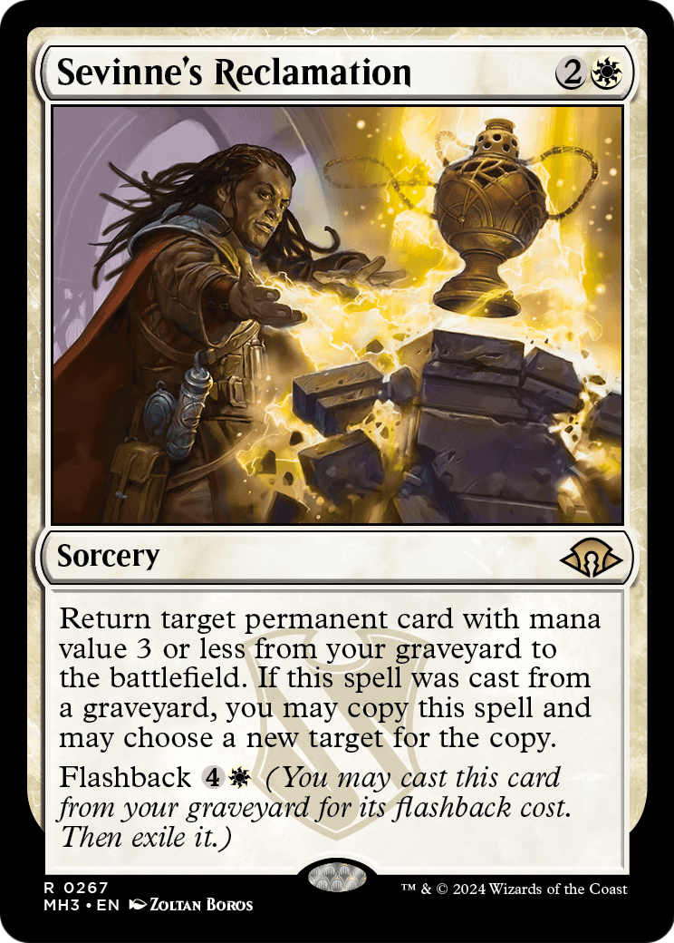 Sevinne's Reclamation [Modern Horizons 3] Foil