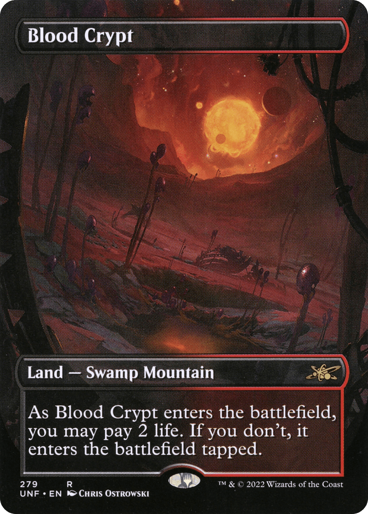 Blood Crypt (Borderless) [Unfinity] Foil
