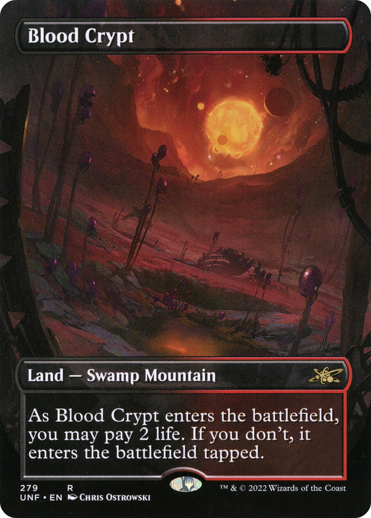 Blood Crypt (Borderless) [Unfinity] Foil