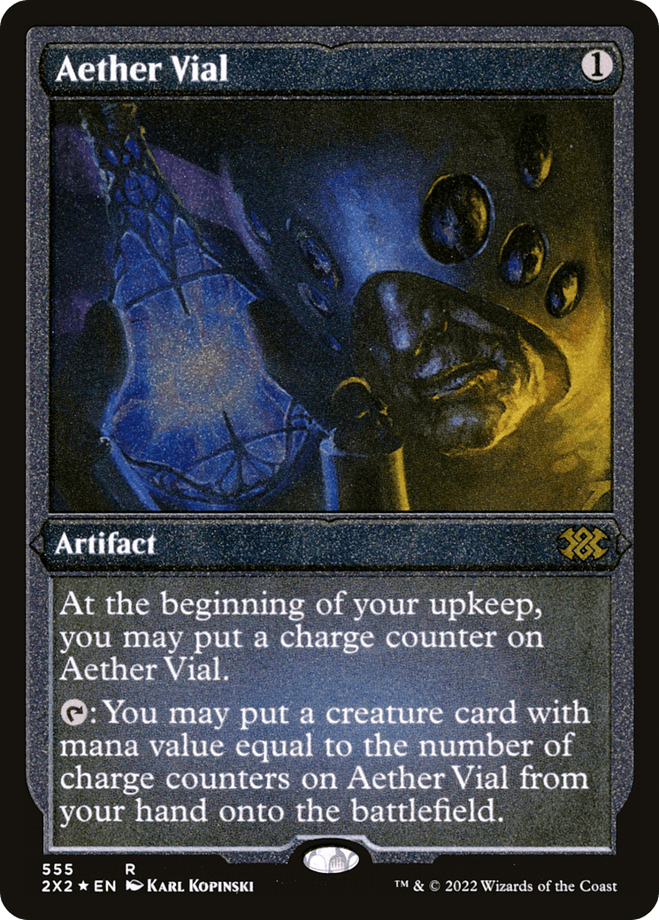 Aether Vial |  Foil (555) [Double Masters 2022]