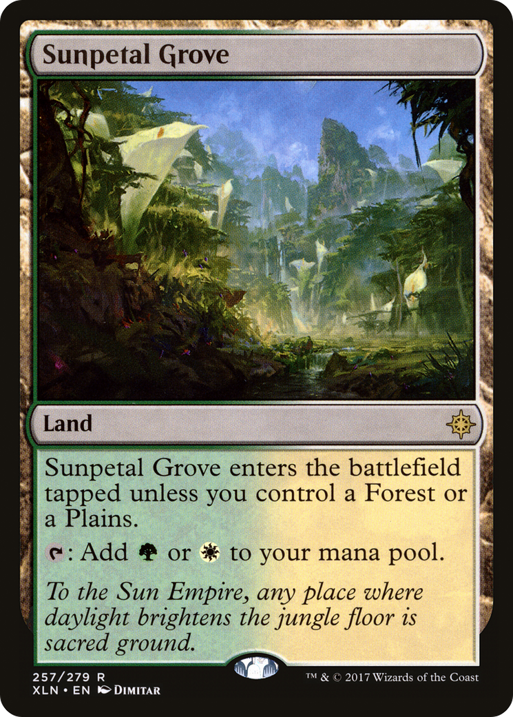 Sunpetal Grove [Ixalan] Foil