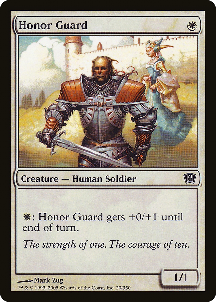 Honor Guard [Ninth Edition] Foil