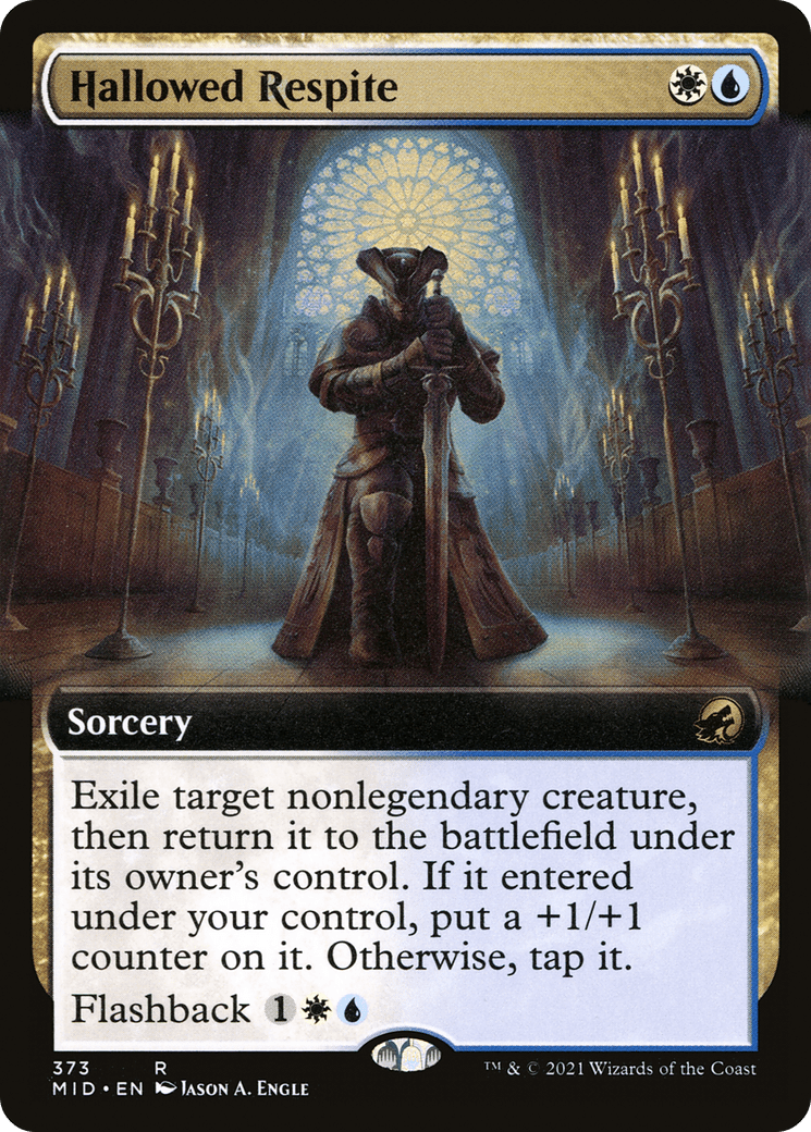 Hallowed Respite (Extended Art) [Innistrad: Midnight Hunt] Foil