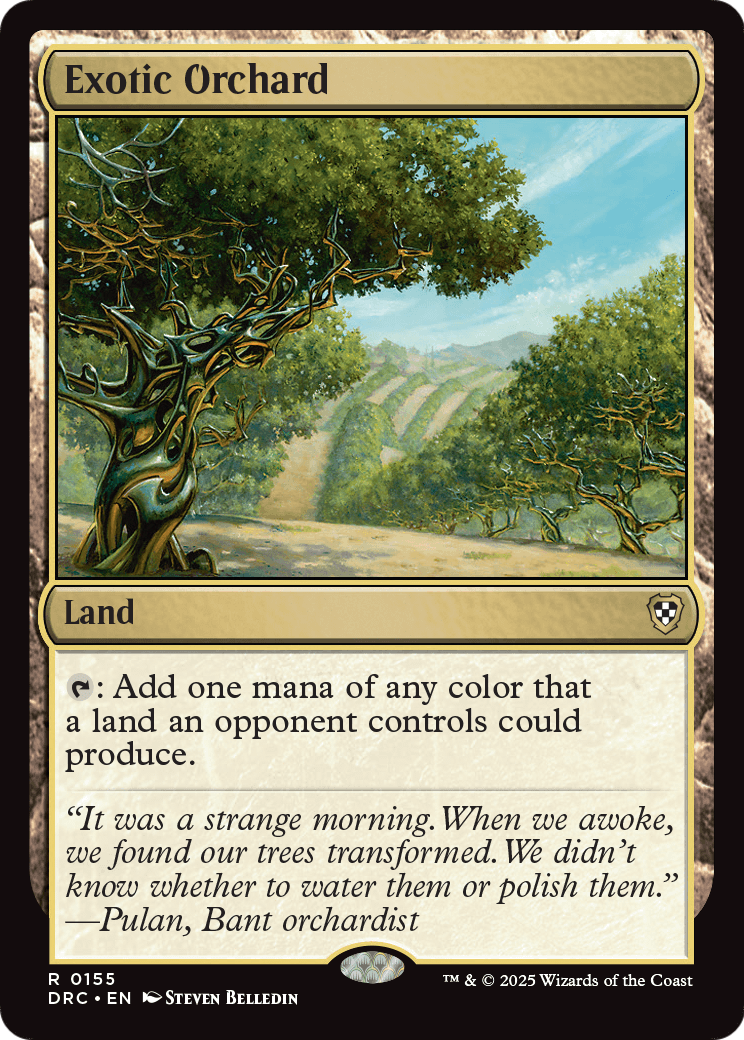 Exotic Orchard (-155) [Commander: Aetherdrift]