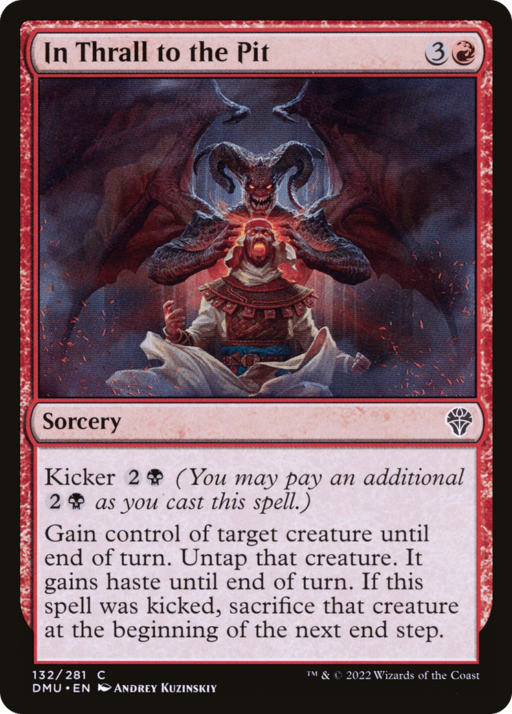 In Thrall to the Pit [Dominaria United] Foil