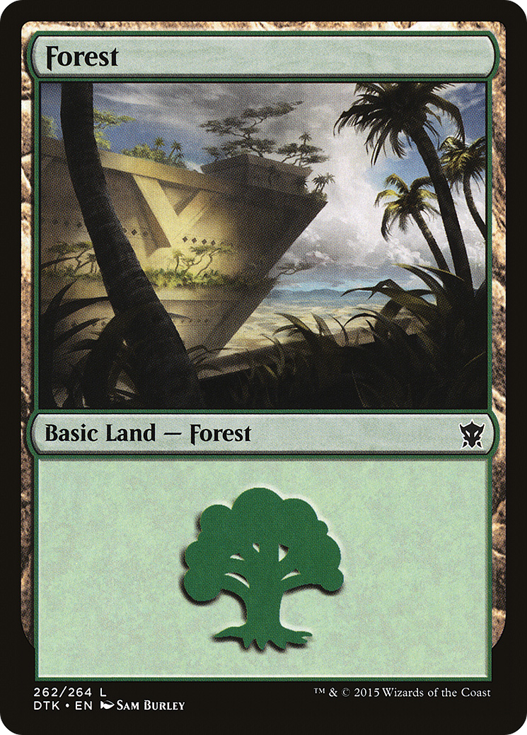 Forest (262) [Dragons of Tarkir] Foil