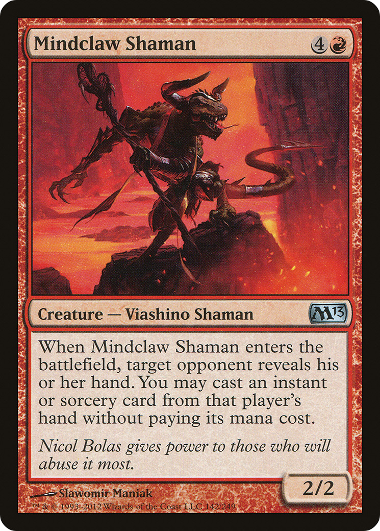 Mindclaw Shaman [Magic 2013] Foil