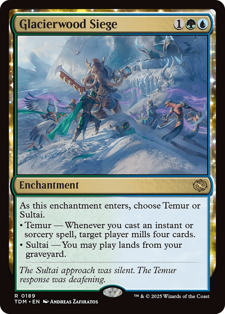 Glacierwood Siege (189) [Tarkir: Dragonstorm]  Foil