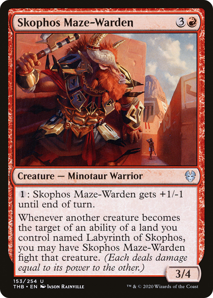 Skophos Maze-Warden [Theros Beyond Death] Foil