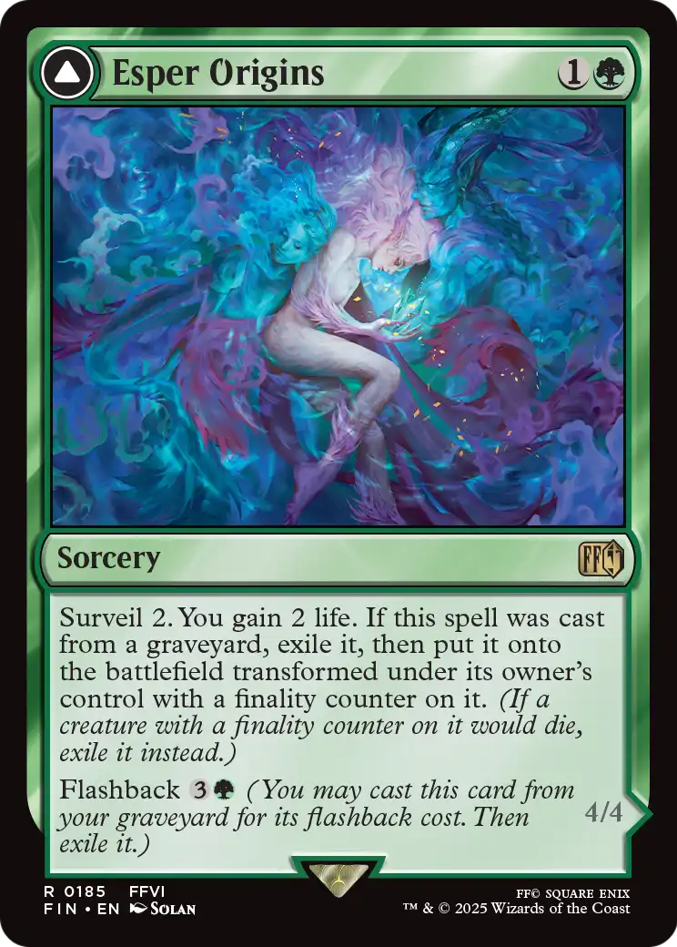 Esper Origins // Summon: Esper Maduin (185) [FINAL FANTASY] : (enchantment) Foil