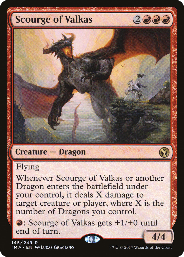 Scourge of Valkas [Iconic Masters] Foil