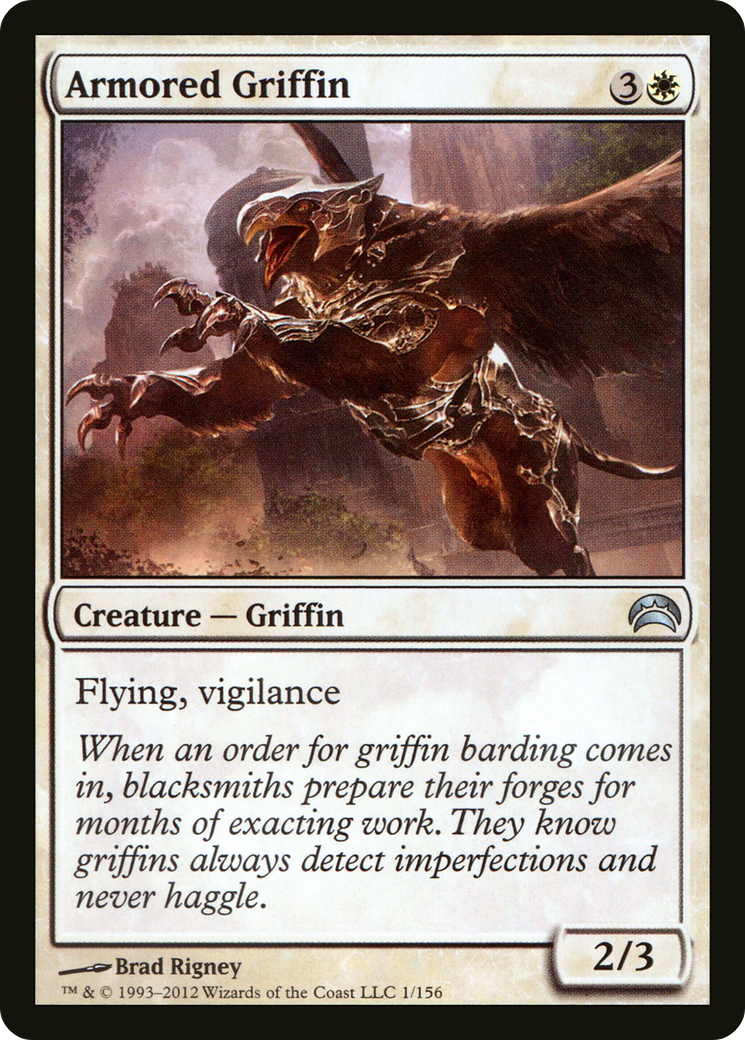 Armored Griffin (001) [Planechase 2012]  Foil