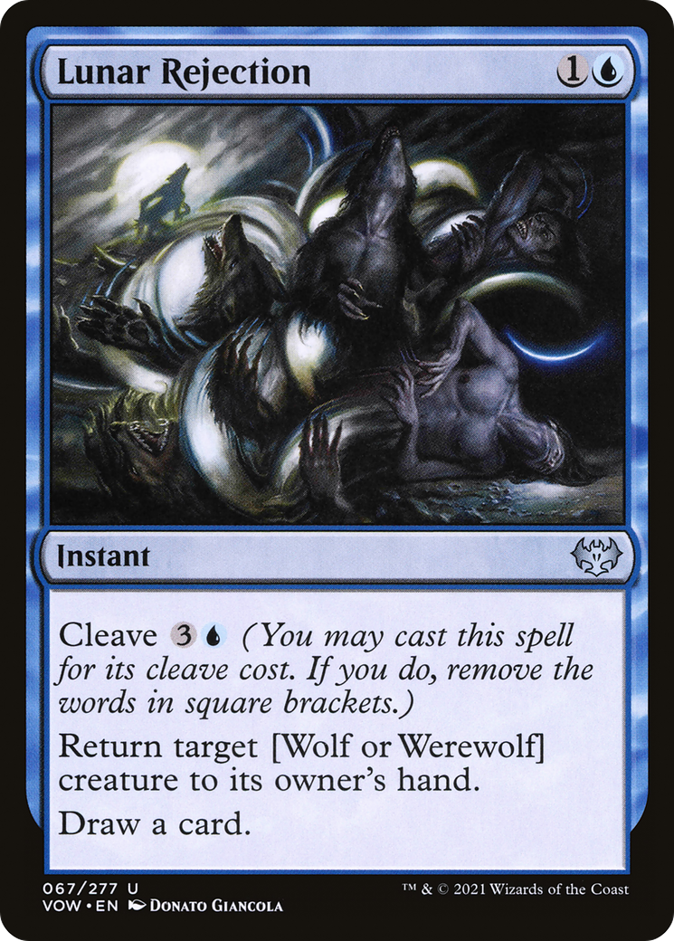 Lunar Rejection [Innistrad: Crimson Vow] Foil