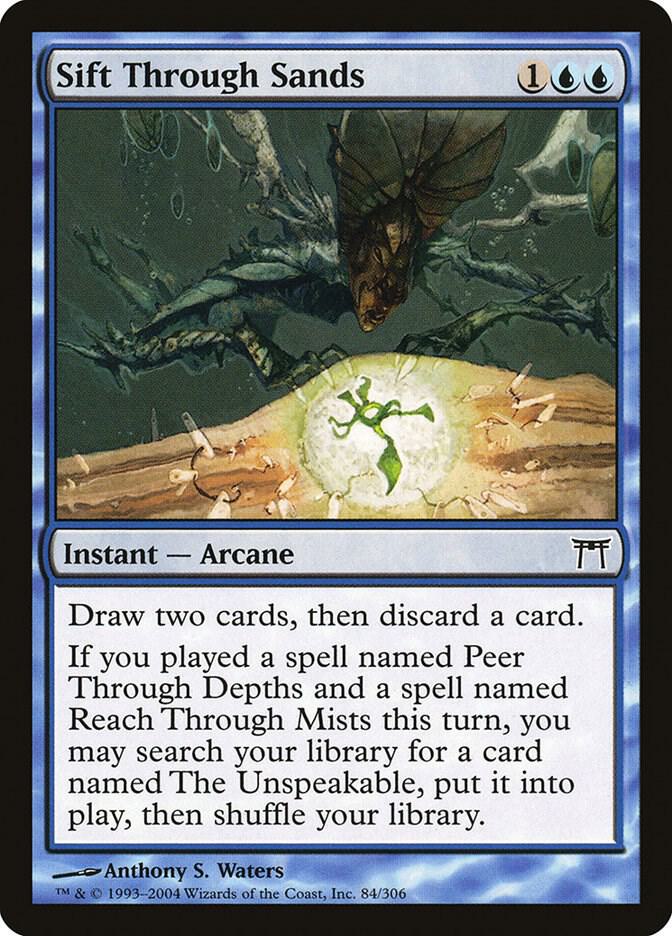 Sift Through Sands 84/306 (Champions of Kamigawa)  - Foil