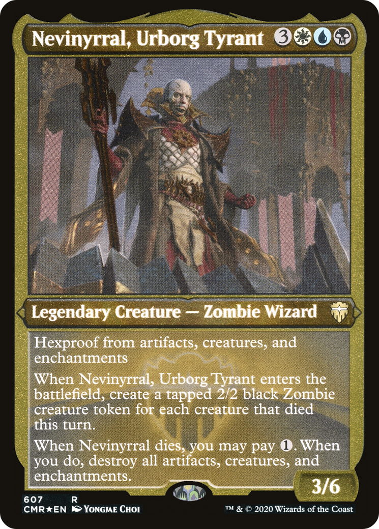 Nevinyrral, Urborg Tyrant (607) [Commander Legends]  Foil