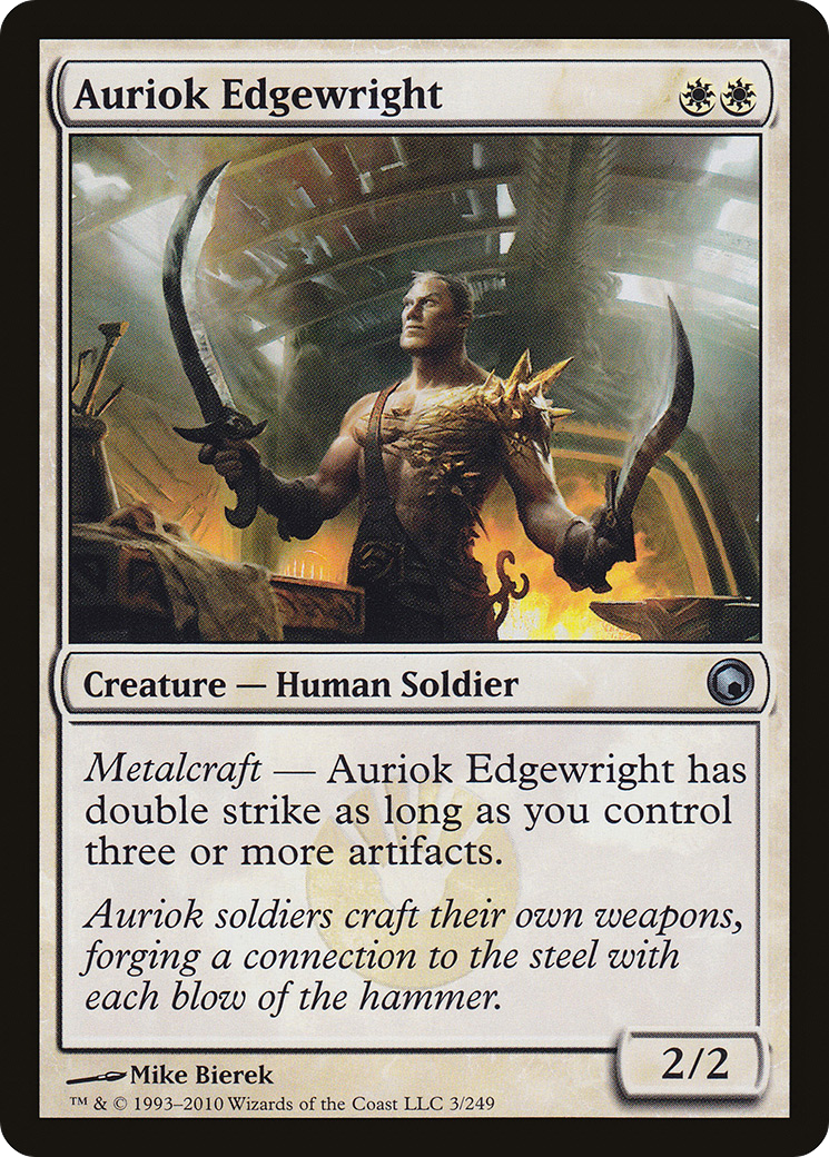 Auriok Edgewright [Scars of Mirrodin] Foil