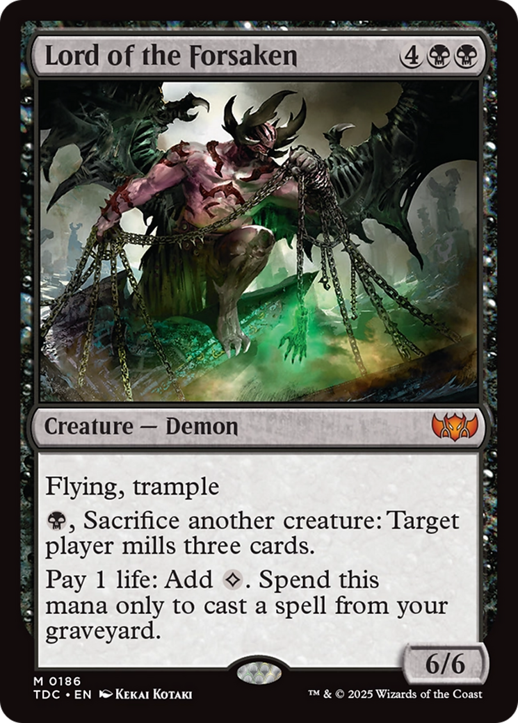 Lord of the Forsaken (186) [Commander: Tarkir: Dragonstorm]
