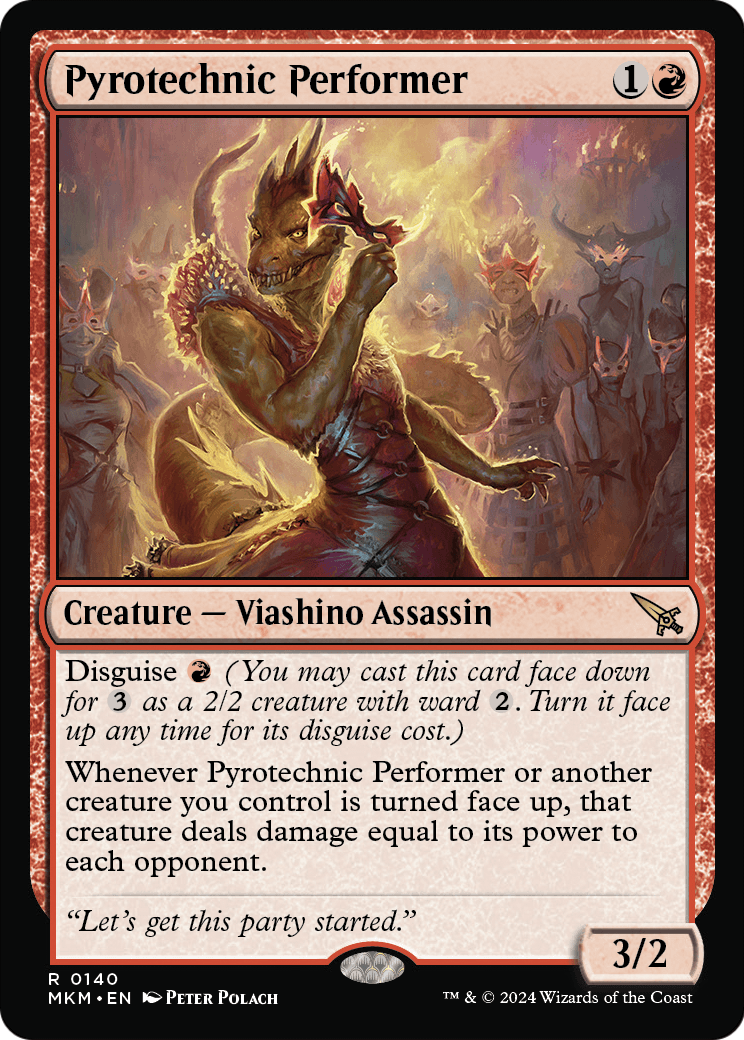 Pyrotechnic Performer [Murders at Karlov Manor] Foil