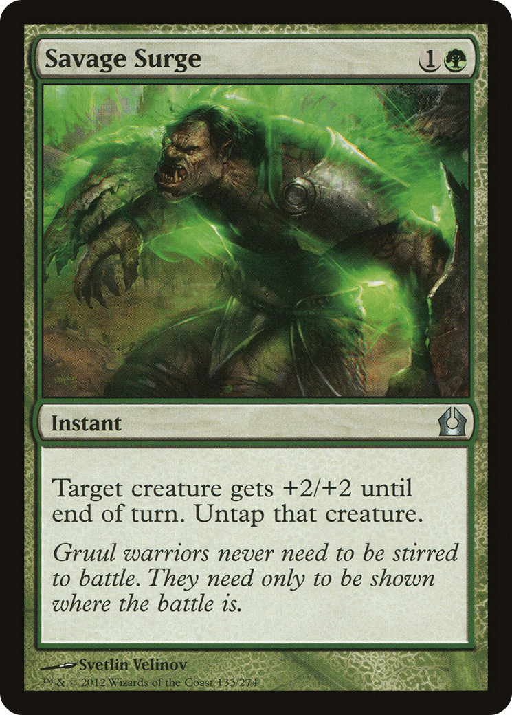Savage Surge [Return to Ravnica] Foil