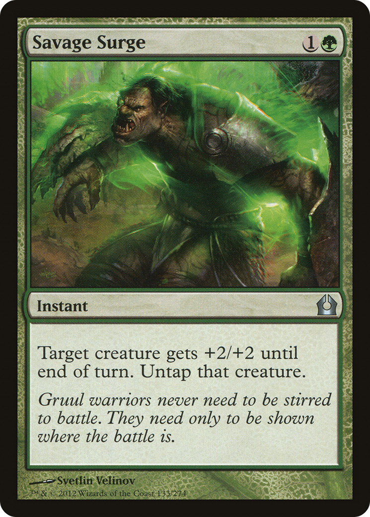 Savage Surge [Return to Ravnica] Foil