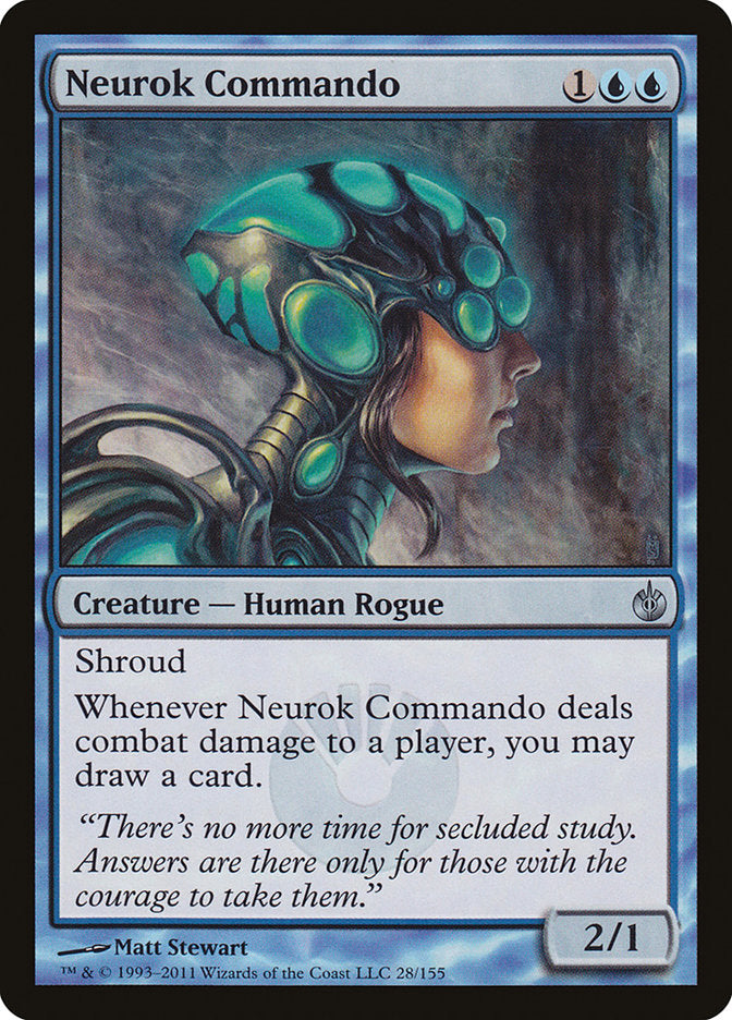 Neurok Commando 28/155 (Mirrodin Besieged) 