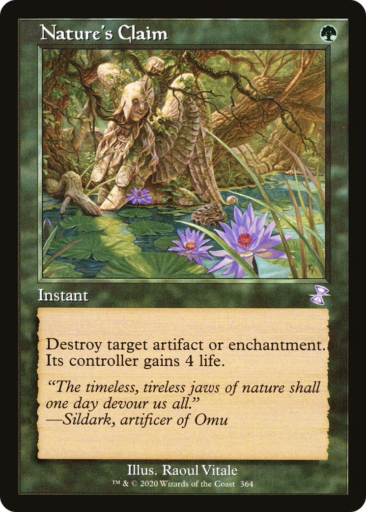 Nature's Claim (Timeshifted) [Time Spiral Remastered] Foil