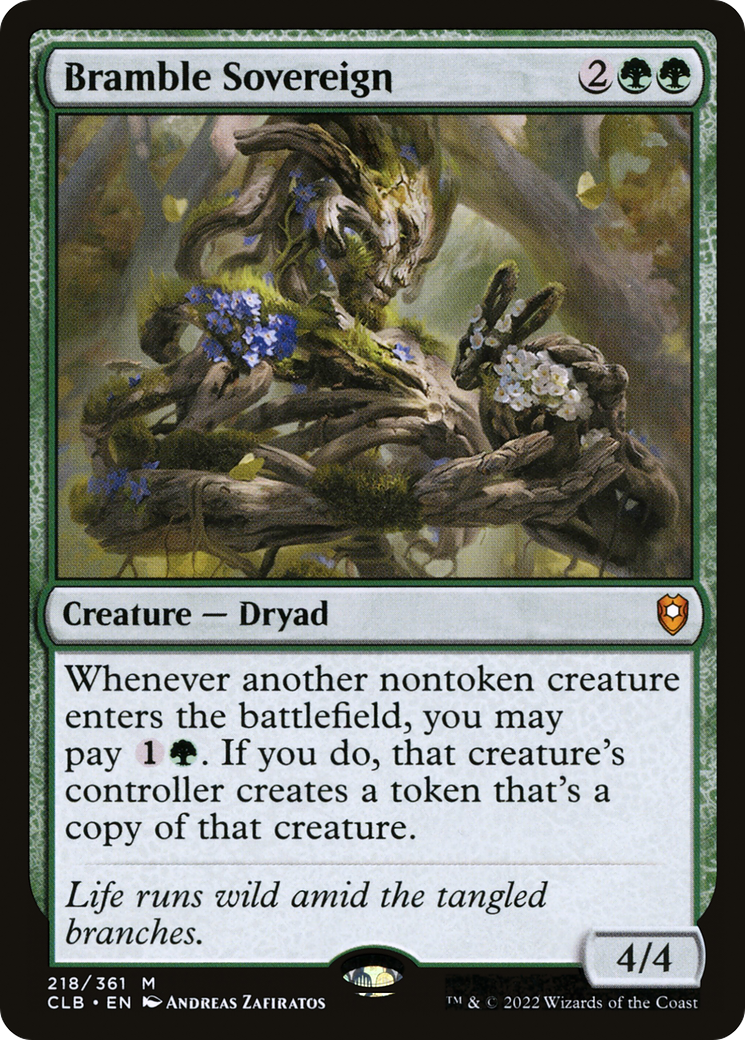 Bramble Sovereign [Commander Legends: Battle for Baldur's Gate] Foil