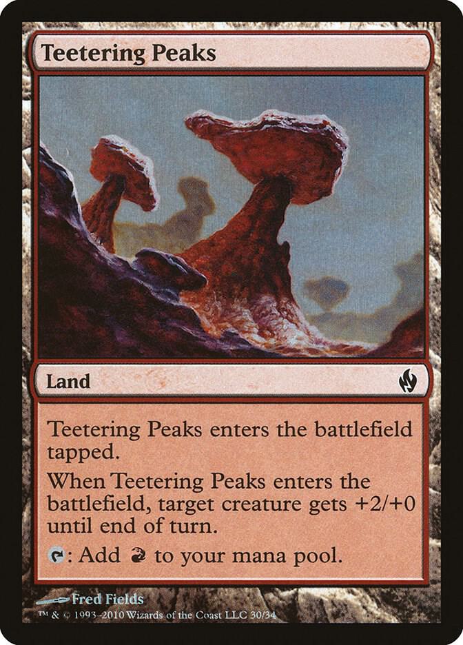 Teetering Peaks 30/34 (Premium Deck Series: Fire and Lightning)  - Foil