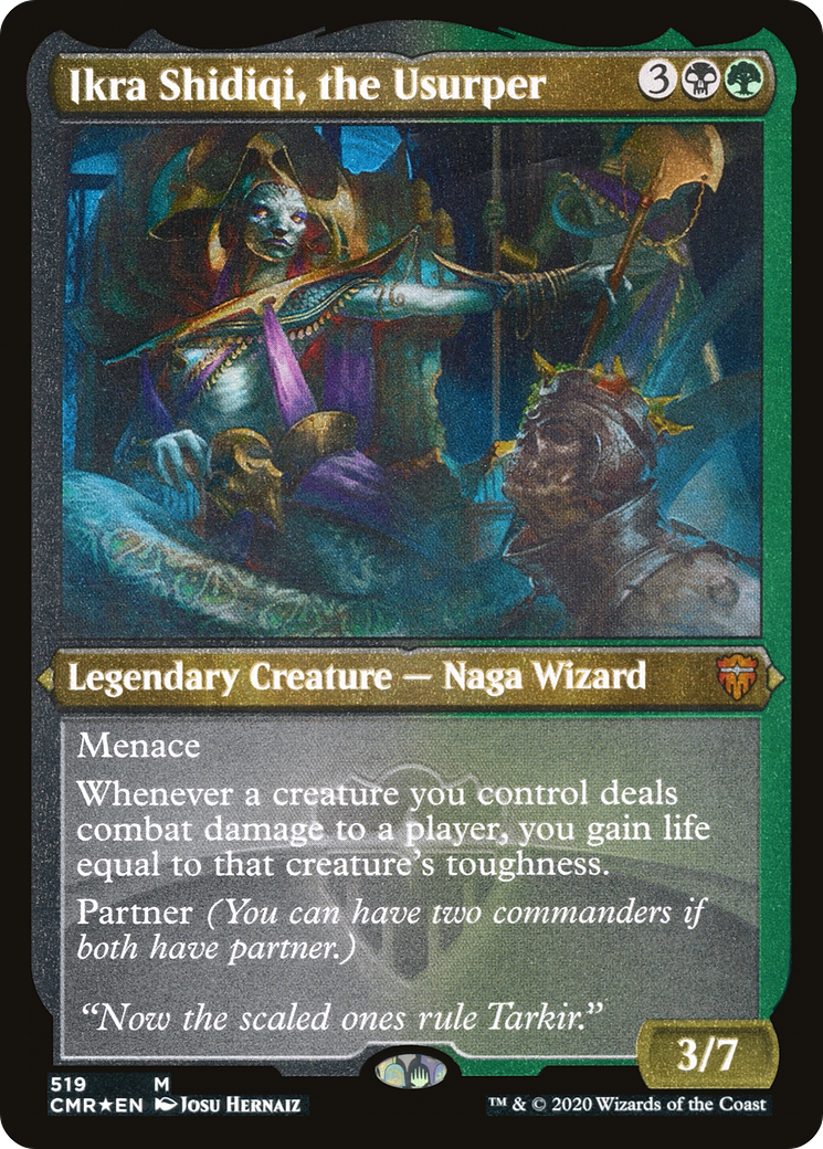 Ikra Shidiqi, the Usurper (519) [Commander Legends]  Foil
