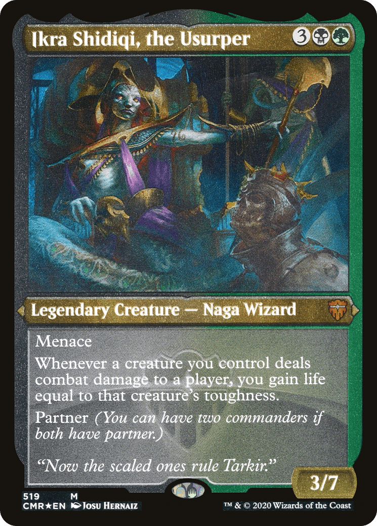 Ikra Shidiqi, the Usurper (519) [Commander Legends]  Foil