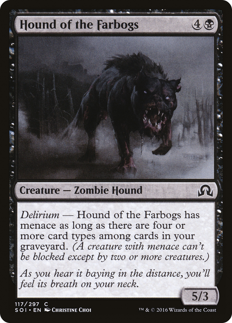 Hound of the Farbogs [Shadows over Innistrad] Foil