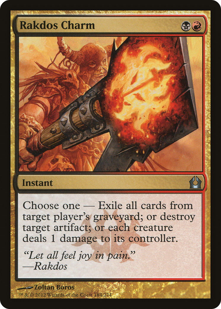 Rakdos Charm [Return to Ravnica] Foil