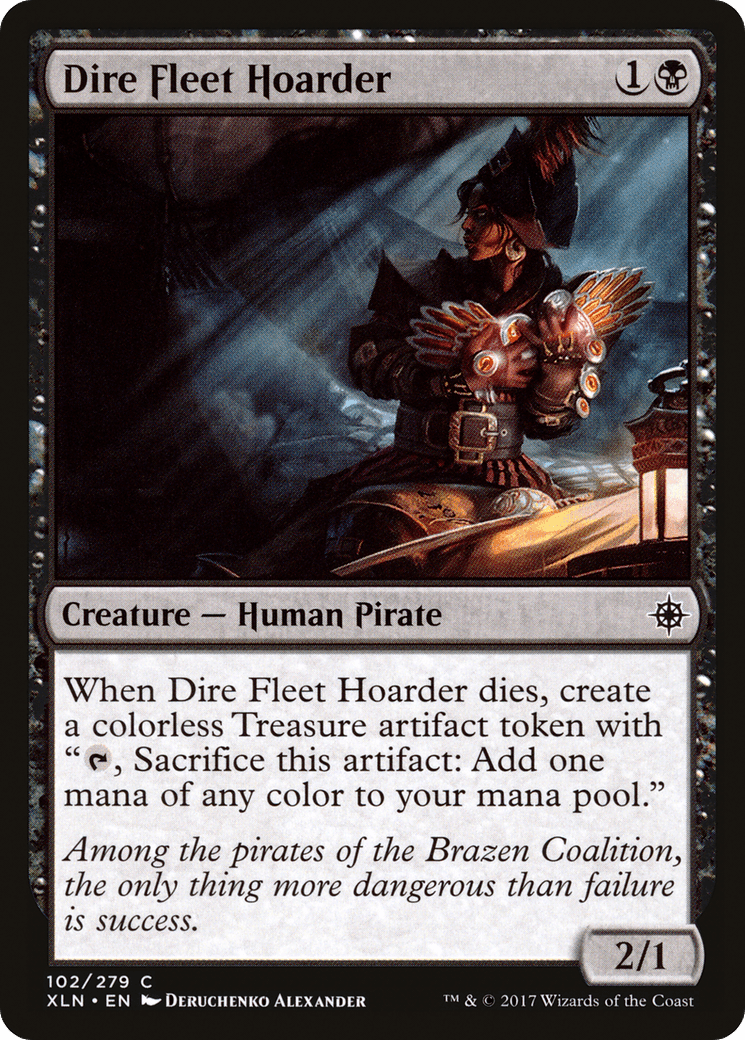 Dire Fleet Hoarder [Ixalan] Foil